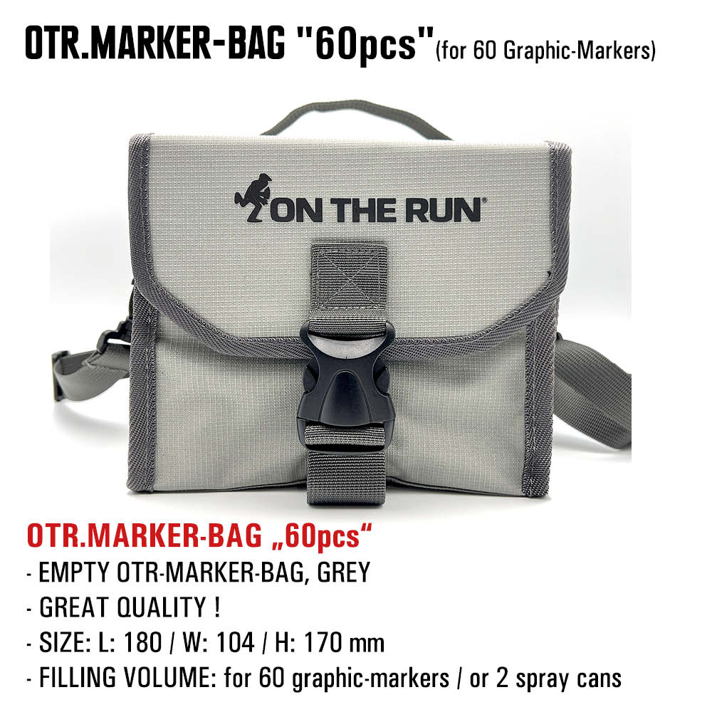 OTR EMPTY 60pcs MARKER-BAG with the classic OTR-logo