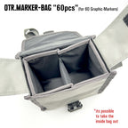 OTR EMPTY 60pcs MARKER-BAG with the classic OTR-logo