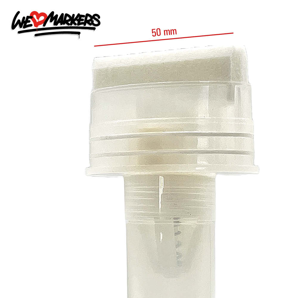 WLM 6050 EMPTY PUMP-ACTION MARKER PEN WITH 2 MIXING BALLS - 50MM BROAD